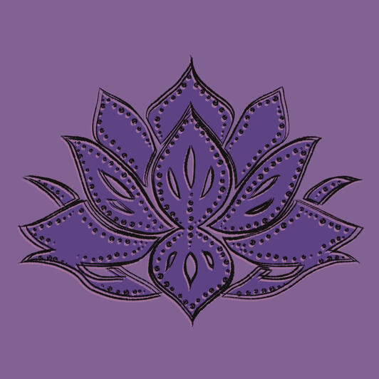 Purple Lotus Pattern